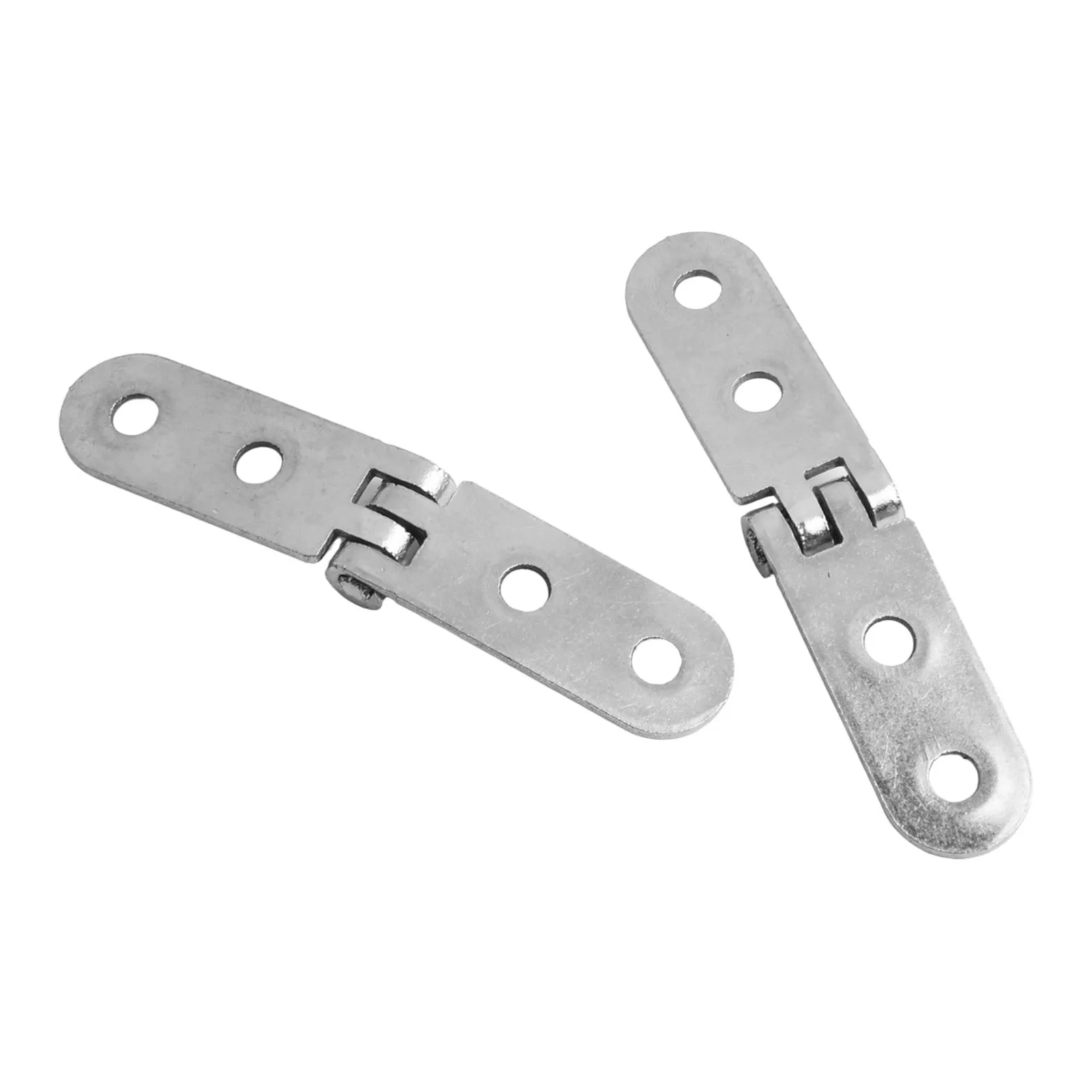 2 pcs Foldable Hinge 180 Degree Opening for Sewing Machine Cabinets Wooden Drawers Folding Desks and Table Flaps