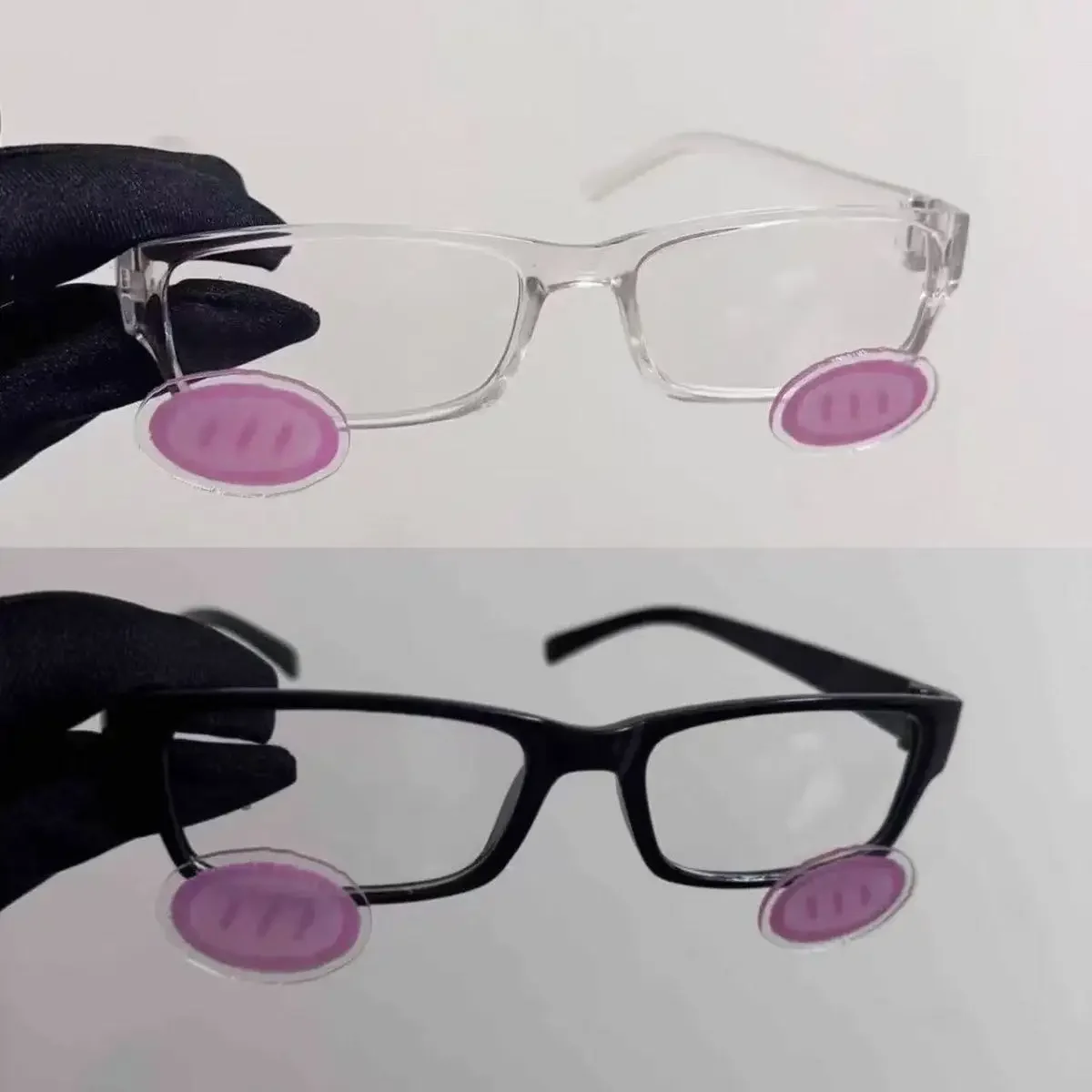 

New Cute Blusher Glasses Anime Cosplay Kawaii Eyewear Acrylic Transparent Fashion Retro Y2K Eyeglasses Photography Accessories