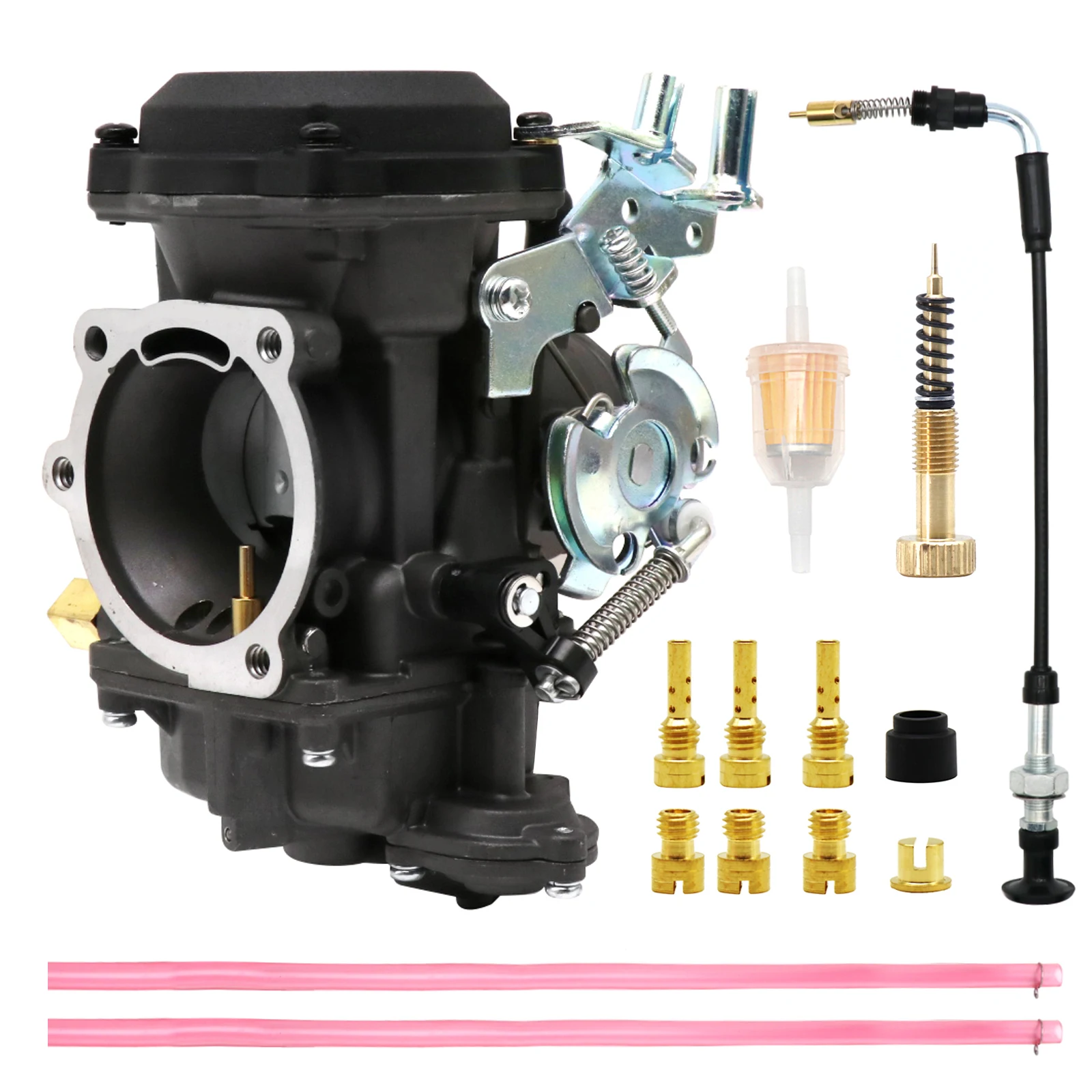 Alconstar Motorfiets Carburateur CV40 40mm set Voor Keihin Harley-davidson Dana Electra Glide FatBoy