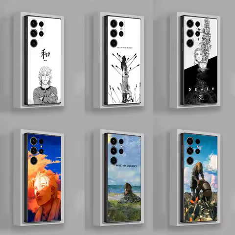 Thorfinn V-Vinland saga Comics Phone Case For Samsung S25,S24,S21,S22,S23,S30,Ultra,S20,Plus,Fe,Lite,5G Black Cover