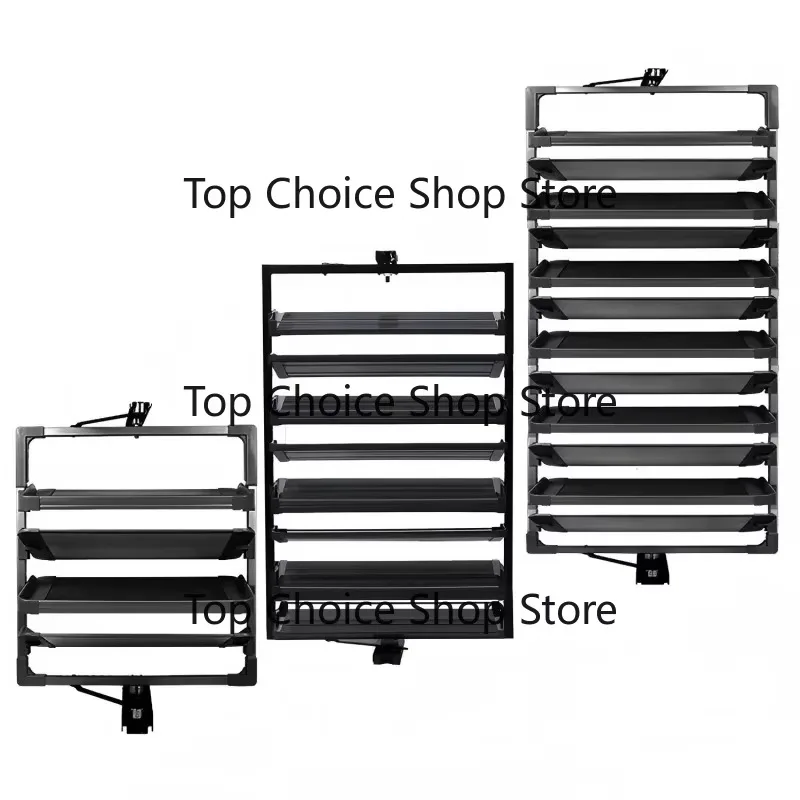 5‑6 Layer 360 Degree Rotating Shoe Rack Built‑in Extendable Design Space Saving Shoe Storage Organizer