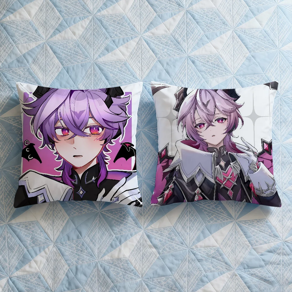 Genshin Impact Durin Cushion Cover Decorative Throw Pillow Covers Modern Square Cushion Romantic Couch Sofa Bed Car #5