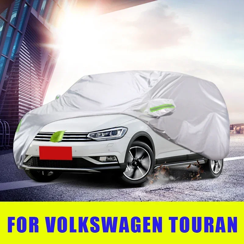 

Водонепроницаемые полные автомобильные чехлы, уличный солнцезащитный козырек, пылезащитный снег для Volkswagen VW Touran 2003-2015, аксессуары