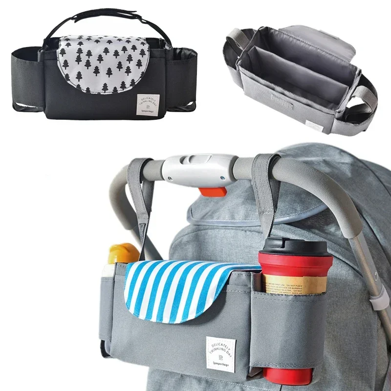 Torba do wózka dziecięcego, torba do przechowywania akcesoriów do spacerów, torba wisząca, torba dziecięca o dużej pojemności do użytku na zewnątrz