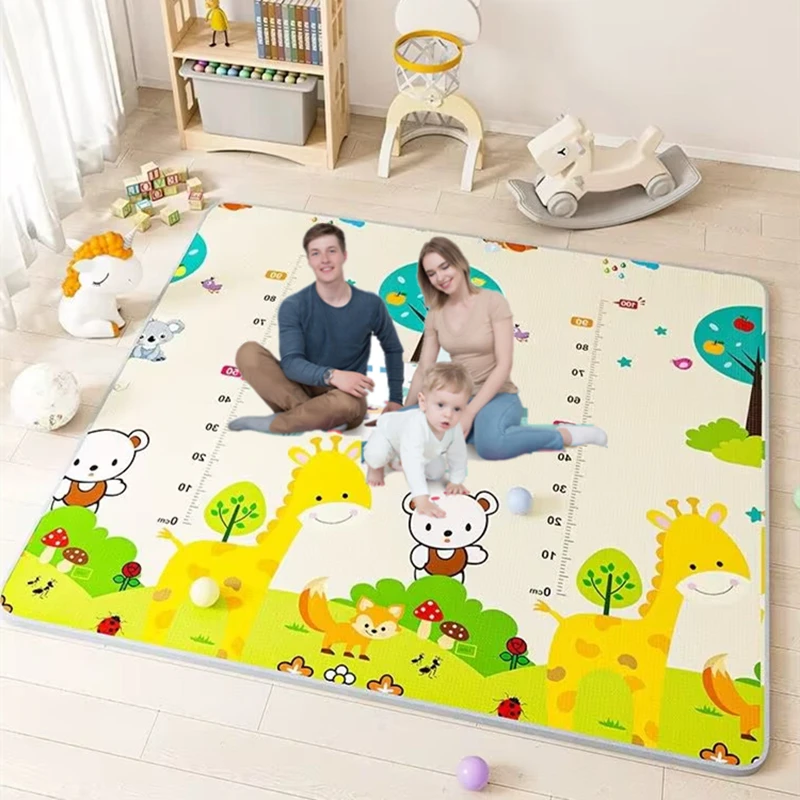 Tapis de jeu pour bébé, grande taille, 200x180, couverture en polymère pour enfants, lea pour enfants, jouets doux, activité, jeu de sol