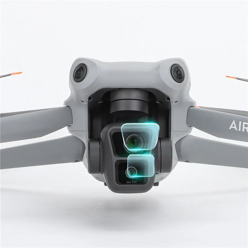 Película de vidrio templado 9H HD para lente de Dron DJI Air 3, protector antiarañazos, cubierta de cámara a prueba de explosiones, accesorios de