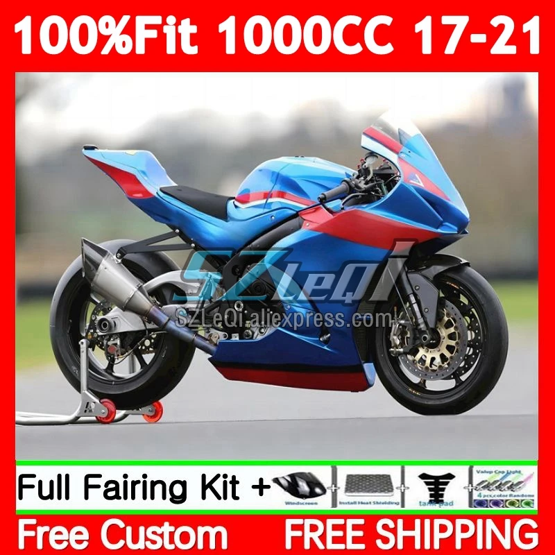 OEM K17 For SUZUKI GSXR-1000 GSXR 1000 C 84No.2 GSXR1000 17 Factory blue 18 19 20 21 GSX R1000 2017 2018 2019 2020 2021 Fairing