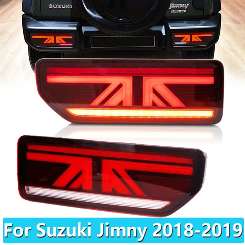 LED Taillights Assembly Rear Tail Lamp 4th Gen Sierra 4X4 2018 2019 Auto Parts For Suzuki Jimny Tail lights DRL Turn Signal