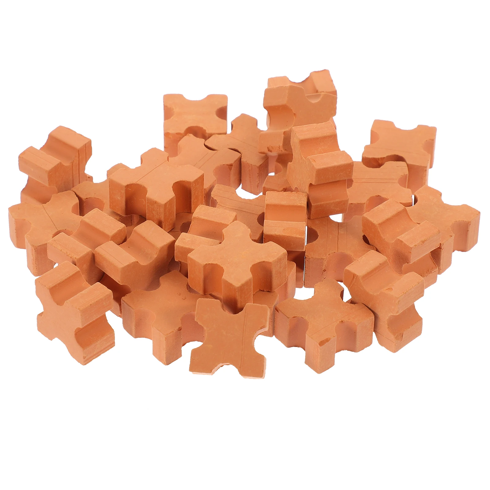 

50 Pcs Mini Bricks 6 2x9cm Large Tiles DIY Micro Landscape Sand Table Architecture Fake Soil Model House Decor