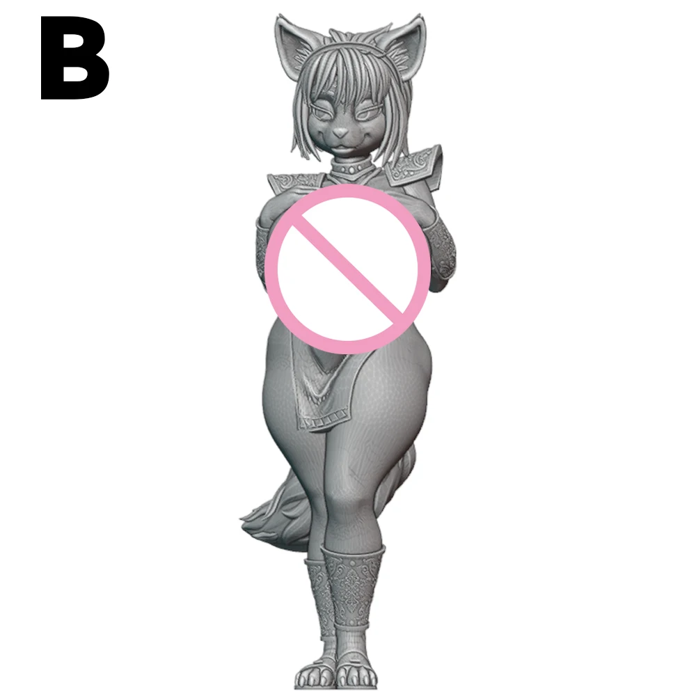 NSFW Belle Krystal 1/24 Schaal Hars Figuur Model Kit Sexy Diorama Ongemonteerd Ongeverfd Pop 3D Afdrukken DIY Standbeeld Ambachten Speelgoed