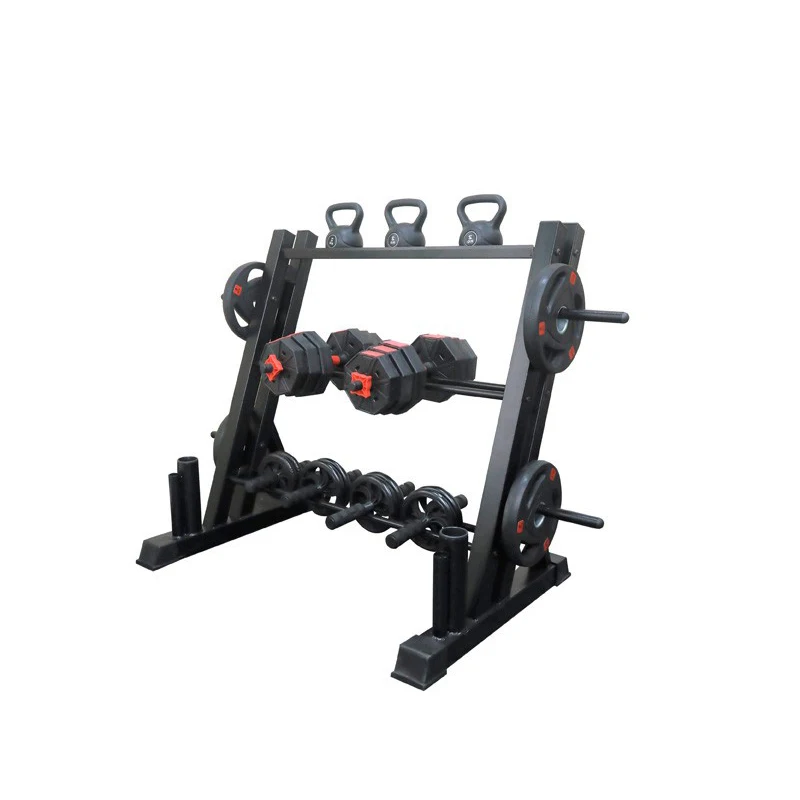 Fitness Equipment Gym Training  Storage Commercial Kettlebell Barbell Weight Stand Dumbbell Rack