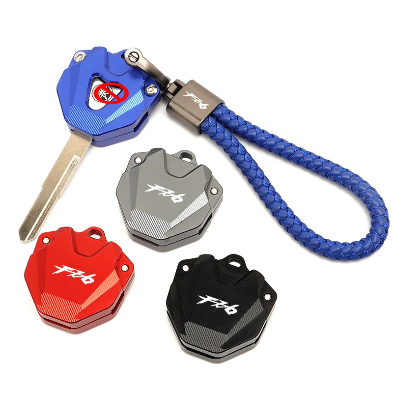 2023 New With Logo Motorcycle Key Rings Keychain & Key Cover Cap Protection Keys Case Shell For Yamaha FAZER FZ6 FZ-6 FZ 6 FZ6 N