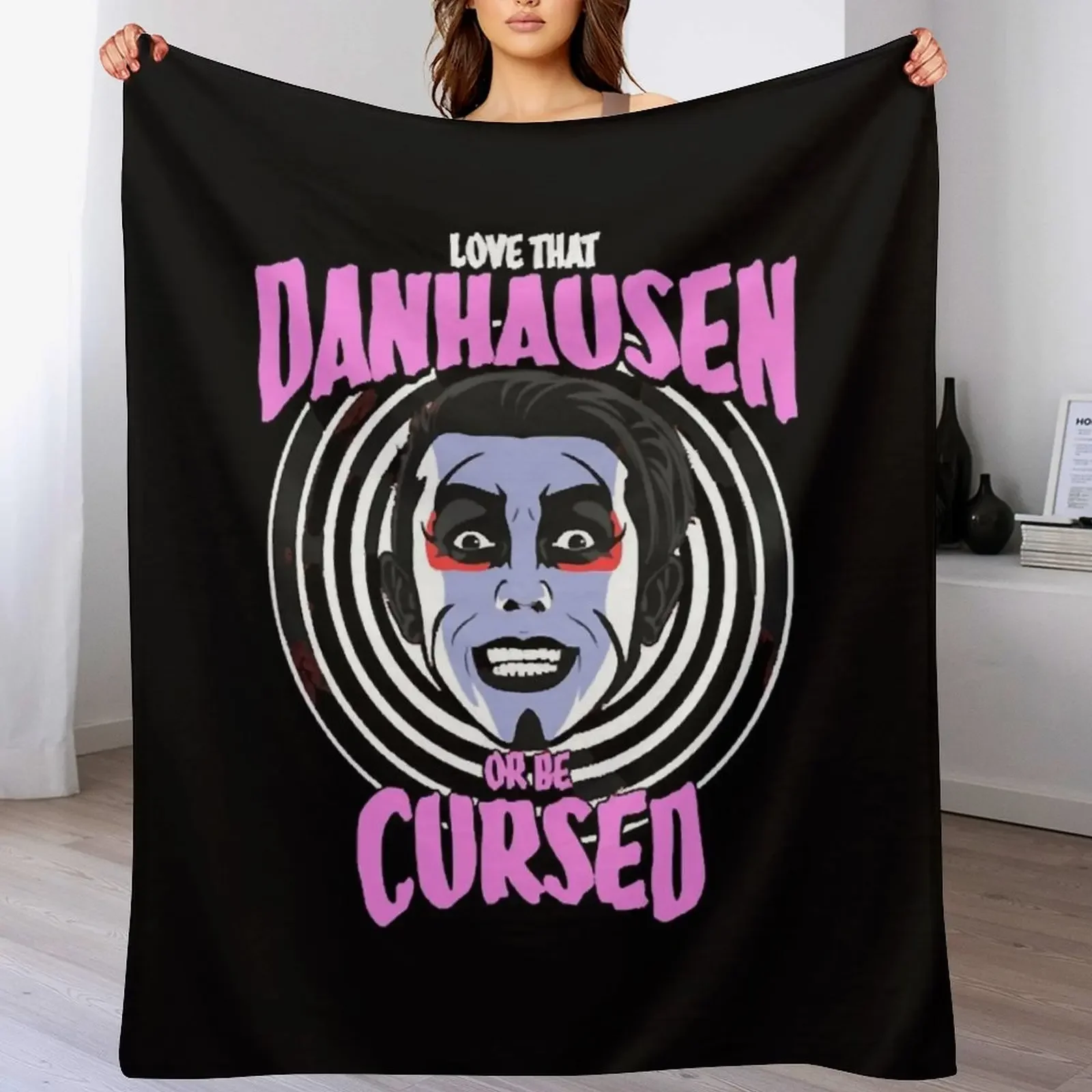 

DanHausen Love That Throw Blanket Travel Size Cozy Blanket for Plane Train