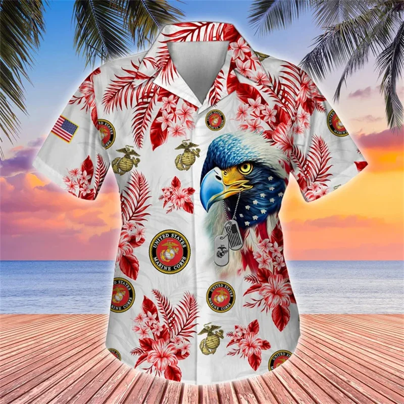 

Summer New 3D UNITED STATES Soldiers Armys Veterans Print Shirts Cool Fashion Short Shirts For Men Hawaiian Kid Vintage Clothing