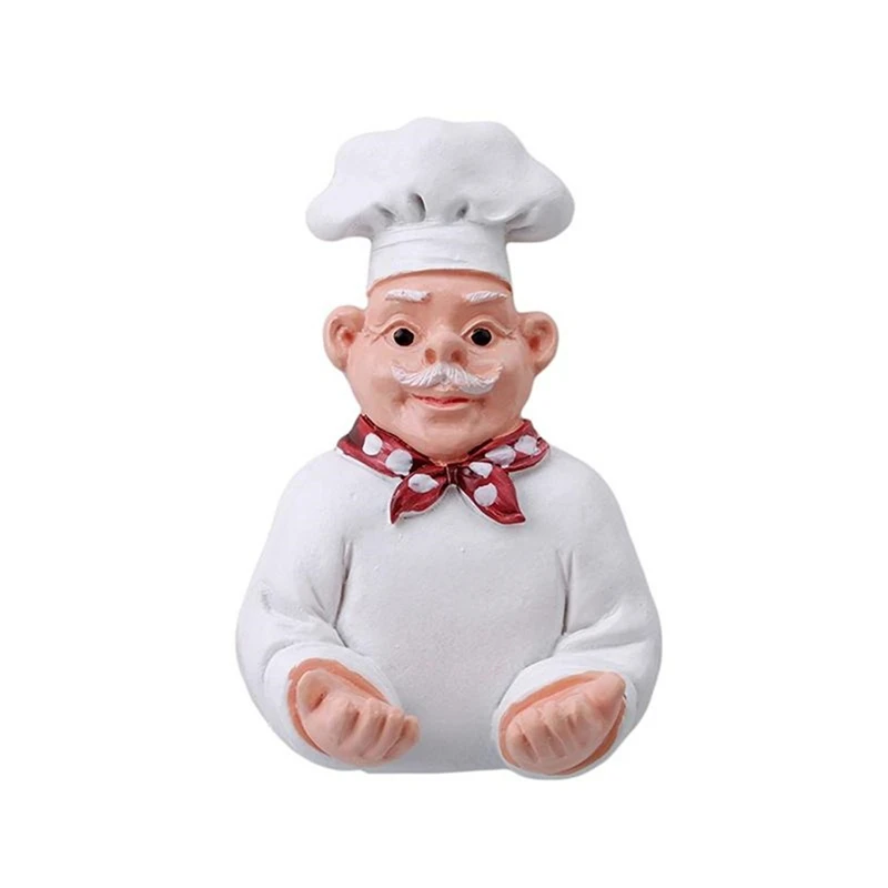 New Cartoon Chef Shaped Hook Powerful Adhesive Wall Key Holder Kitchen Bathroom Storage Door Clothes Coat Hat Hanger Towel Hooks