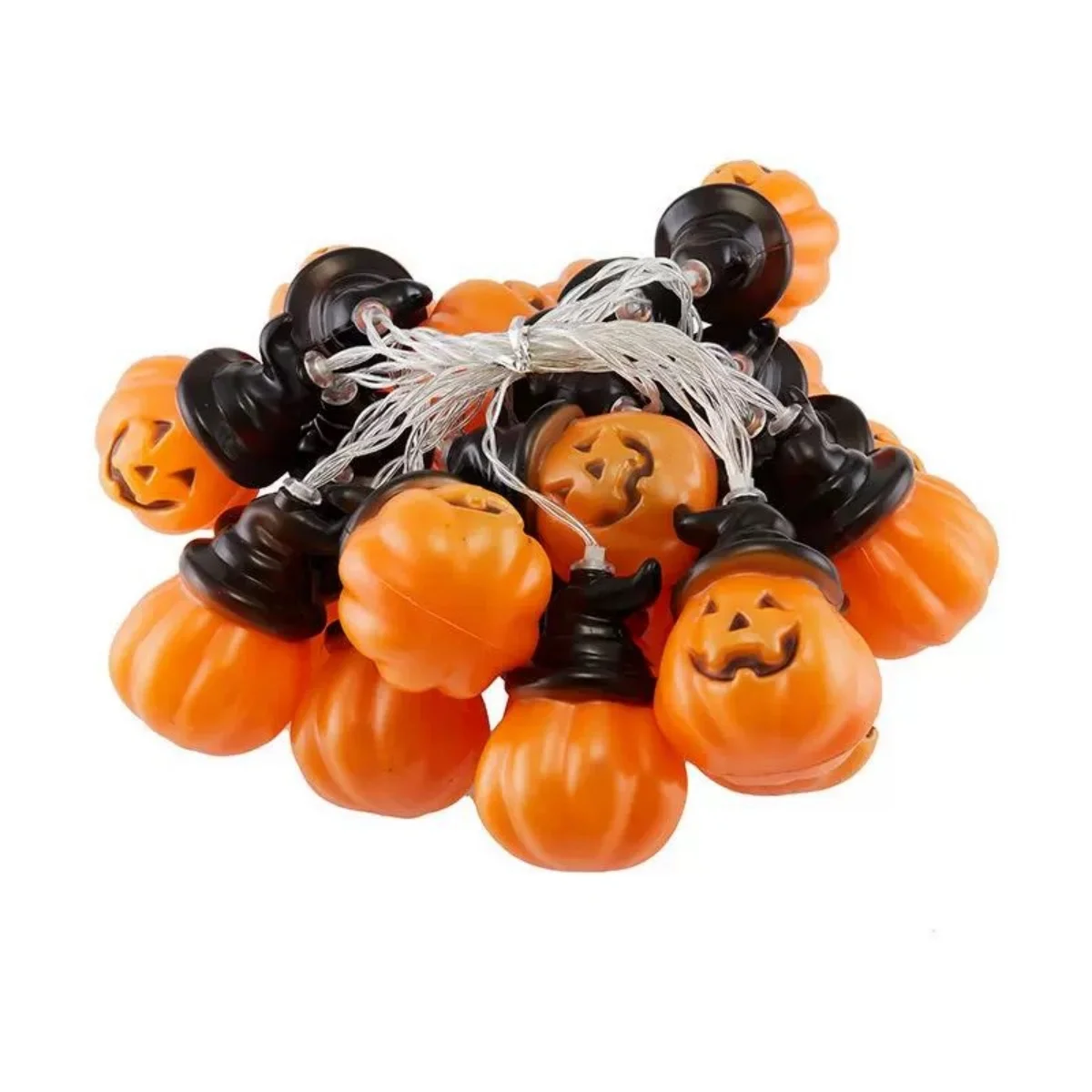 Klasyczna dyniowa lampa na Halloween, festiwal, impreza, dekoracyjna lampa 1,5 m 10 LED, zabawna i cudowna noc — 2
