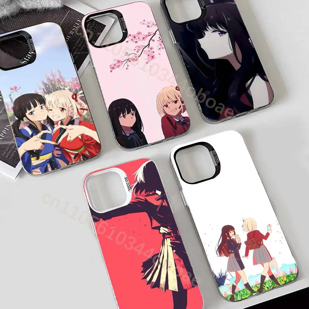 

L-Lycoris R-Recoil Phone Case For iPhone 17,16,15,14,13,12,11,Pro,MAX,Plus TPU Soft To Skin-friendly Cover