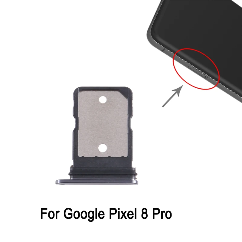 SIM Card Tray For Google Pixel 8 Pro Phone Replacement Part