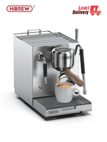 HiBREW H21 Commercial Coffee Machine 3 Boiler System Dual Pump Adjust Extraction Temperature Cappuccino Latte Coffee Maker