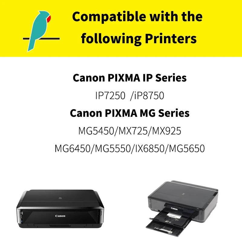 PGI550 CLI551 550XXL 551XXL Ink Cartridges Compatible with Canon PGI-550 CLI-551for Pixma IP7250 IX6850MX925 920 725MG5650 5550