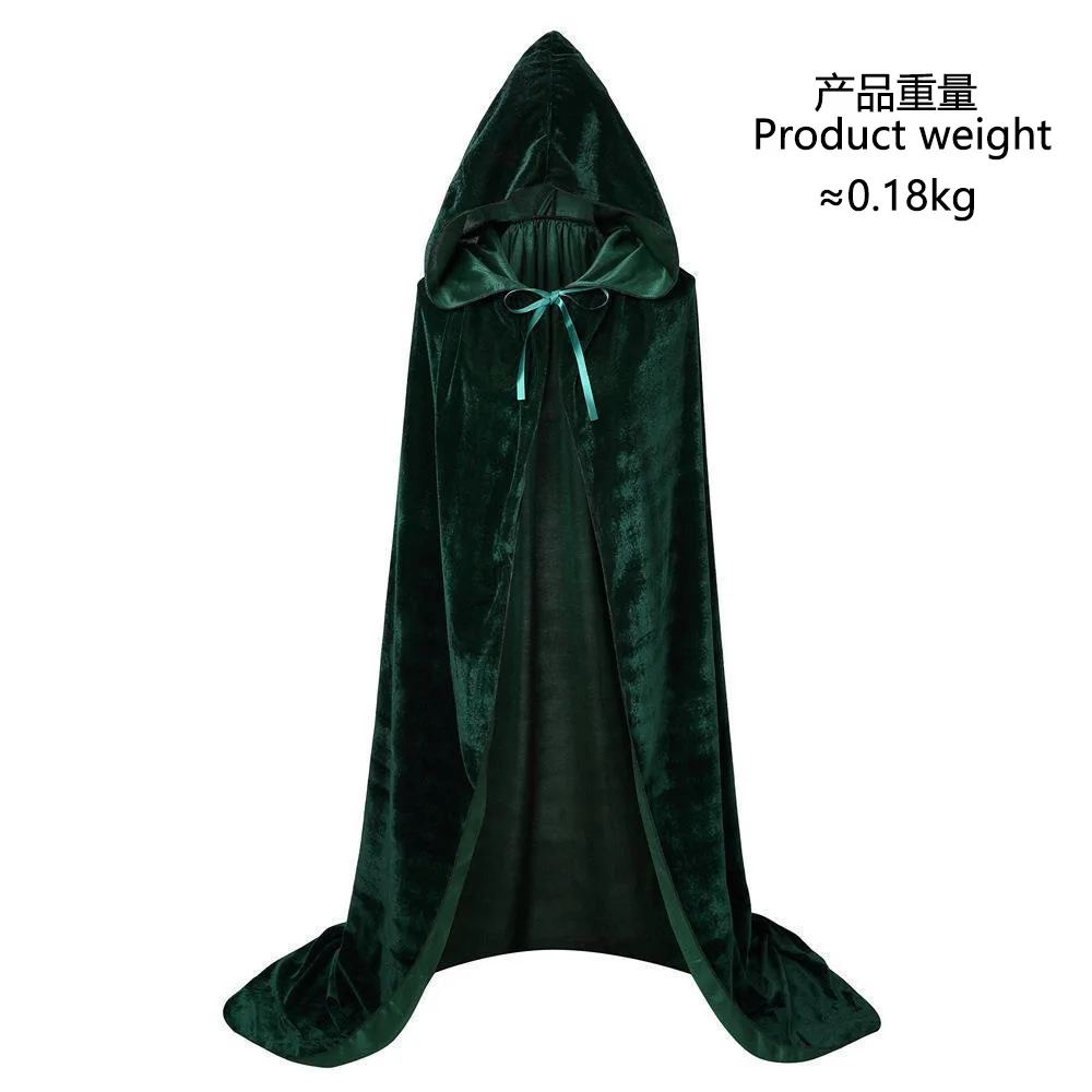 Medieval hooded cloak witches also went crazy cosplay cloaks, velvet cloaks, cosplay costumes, performance props