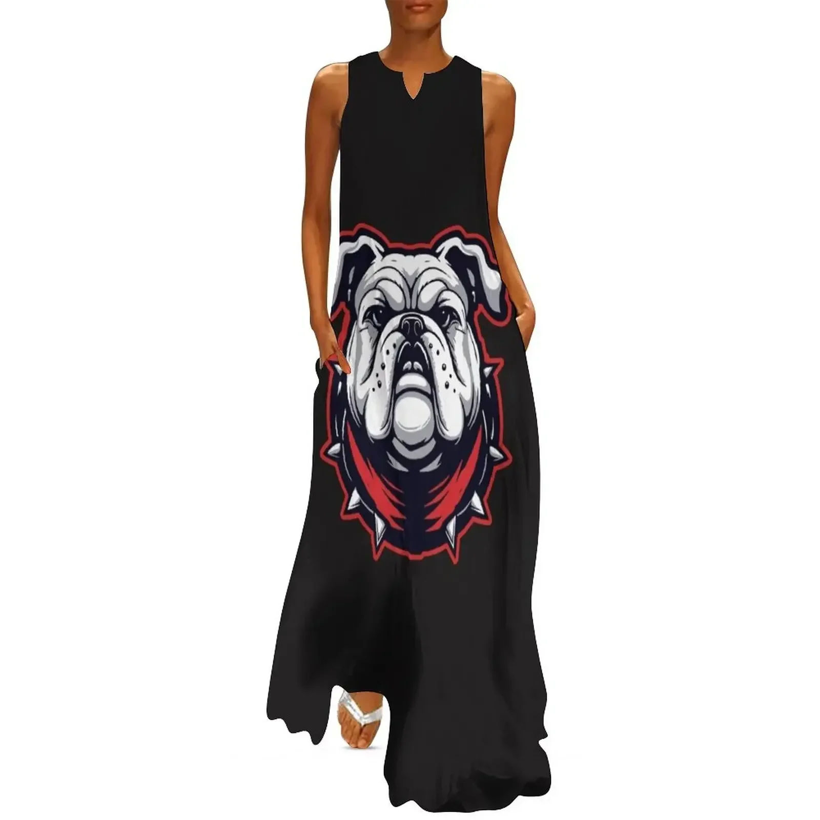 

Bulldog Long Dress dresses summer woman 2025 evening dress women dress summer for pregnant women
