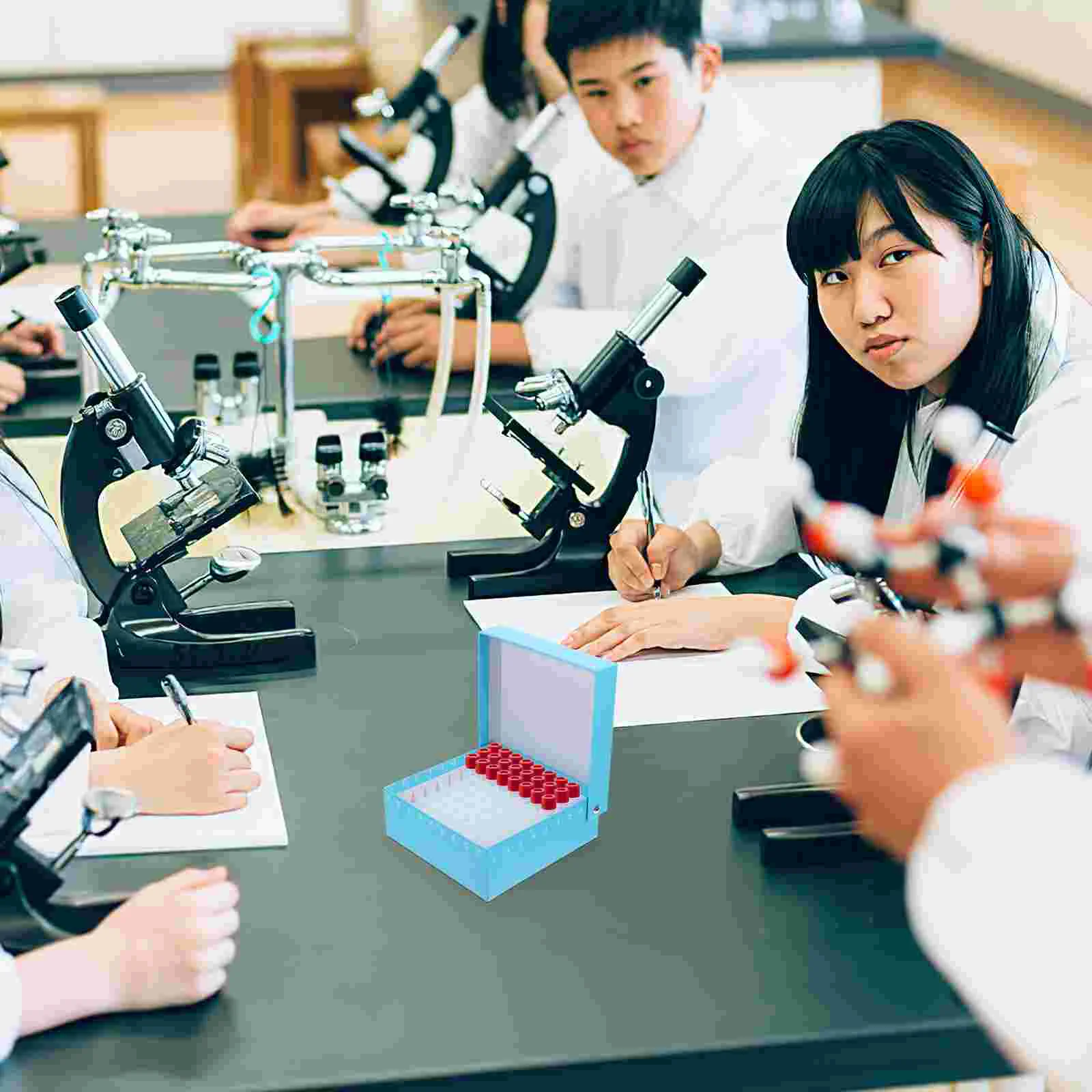 Tube Box Laboratory Microcentrifuge Holder Cryogenic Storage for Paper Freezer