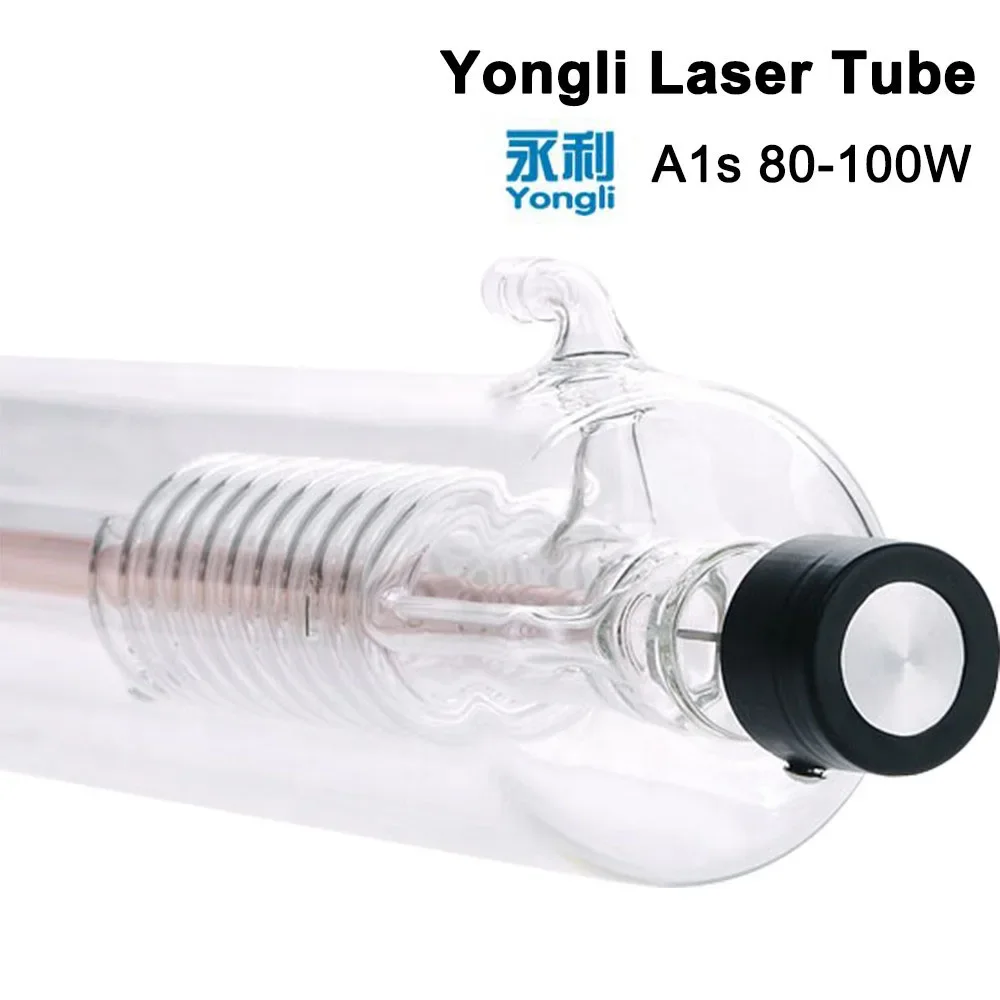 HAOJIAYI Yongli A1s 90W CO2 Laser Glass Tube Length 1100 Dia. 80mm for CO2 Laser Engraving and Cutting Machine