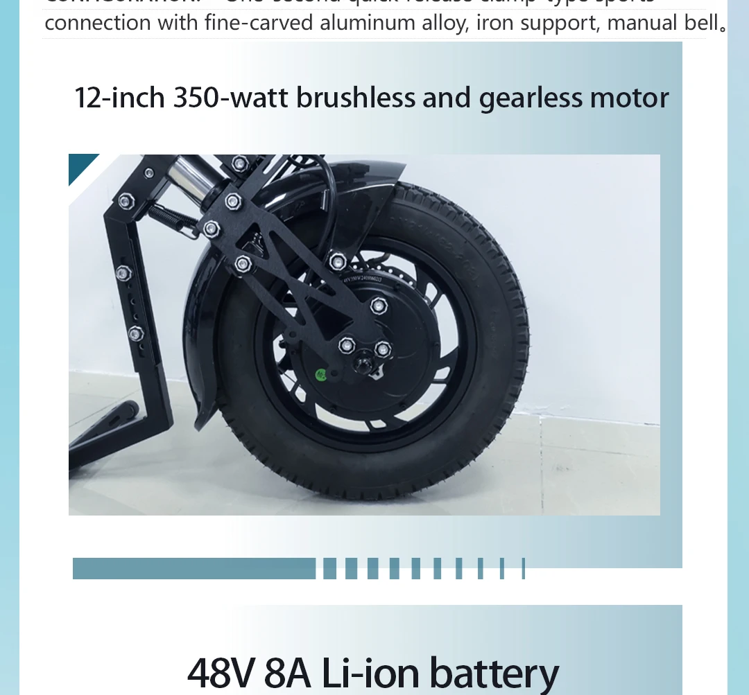 Coofull Electric Wheelchair Tractor Attachment Motorized Handcycle for Disabled Manual Wheelchair Power Add-on Kit Wholesale