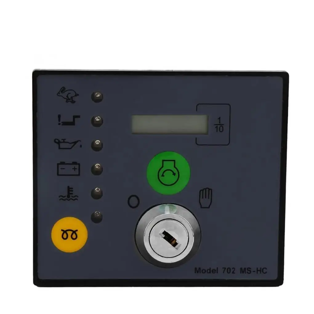 Metal 702 MS-HC Manual Start Generator Control Panel With Keys Module Engine Generator Controller