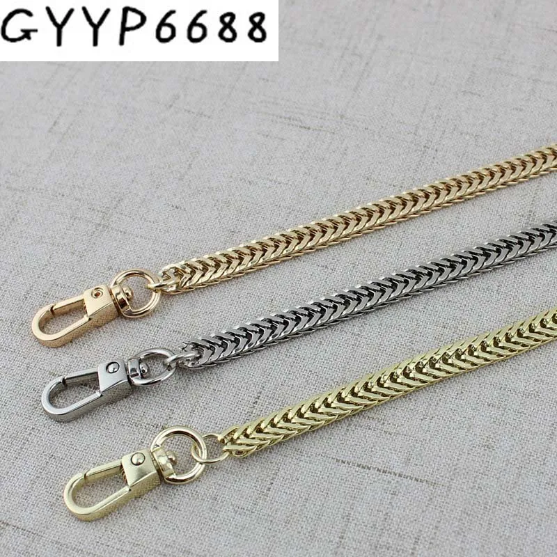 

130cm 120cm 7mm Metal Chains Shoulder Straps for Small Handbags Purses Bags Strap Replacement DIY Handle Accessories