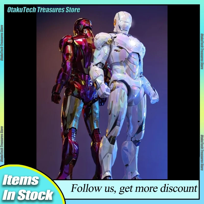 

Genuine Iron Man Mk4 Polar Geometry Edition Ht Mms830d76 Mms792d701/6 Alloy Limited Edition Christmas Birthday Gift