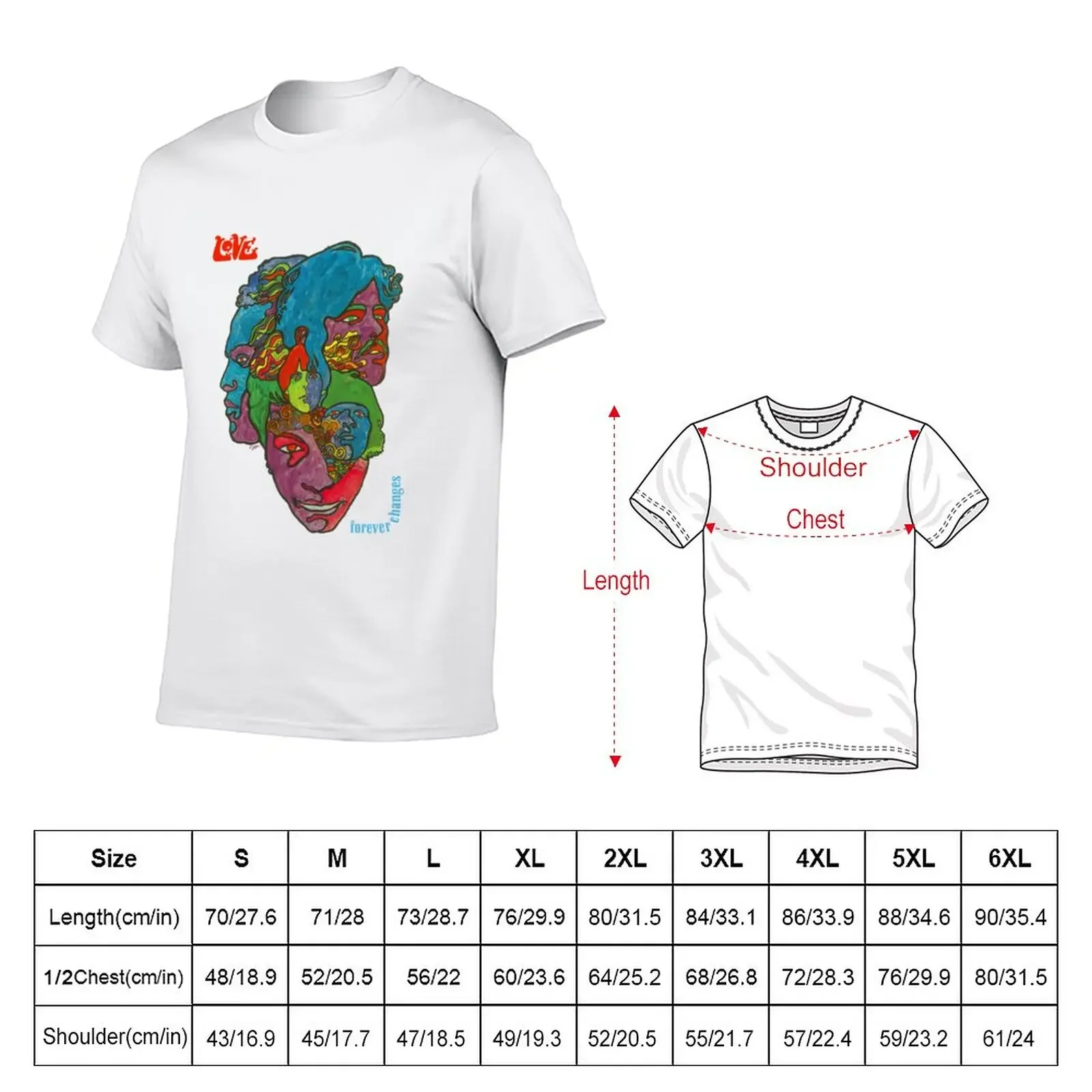 New Love Forever Changes T-Shirt summer tops custom shirt korean fashion man t shirt men t shirt