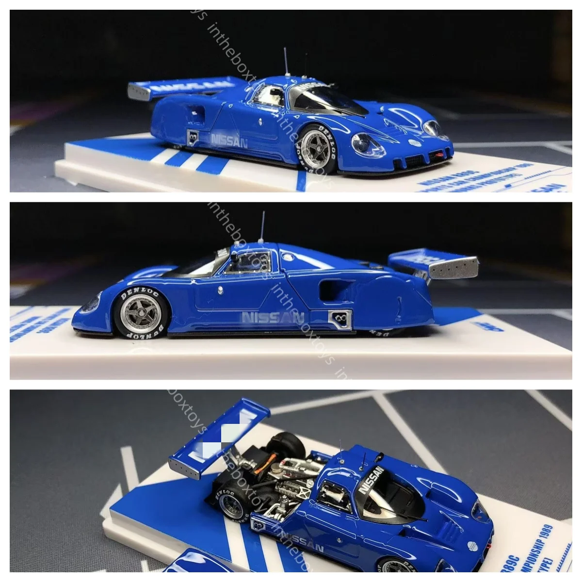 Pop raceINNO64 1:64 Blue R89C World Sports Car Championship 1989 Works Prototype Diecast Model Car