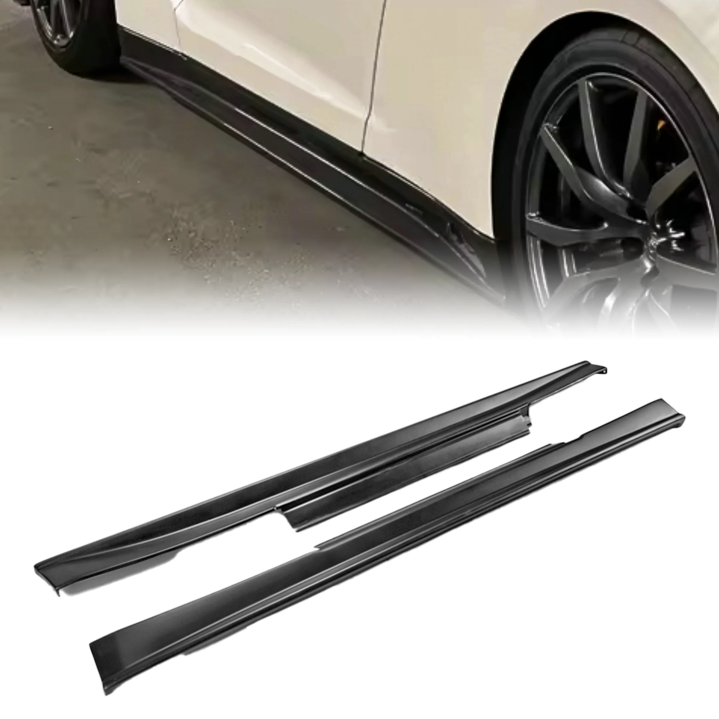 

Carbon Fiber Side Door Lip for R35 GTR ZL Style Car Accessories Side Skirt Lip