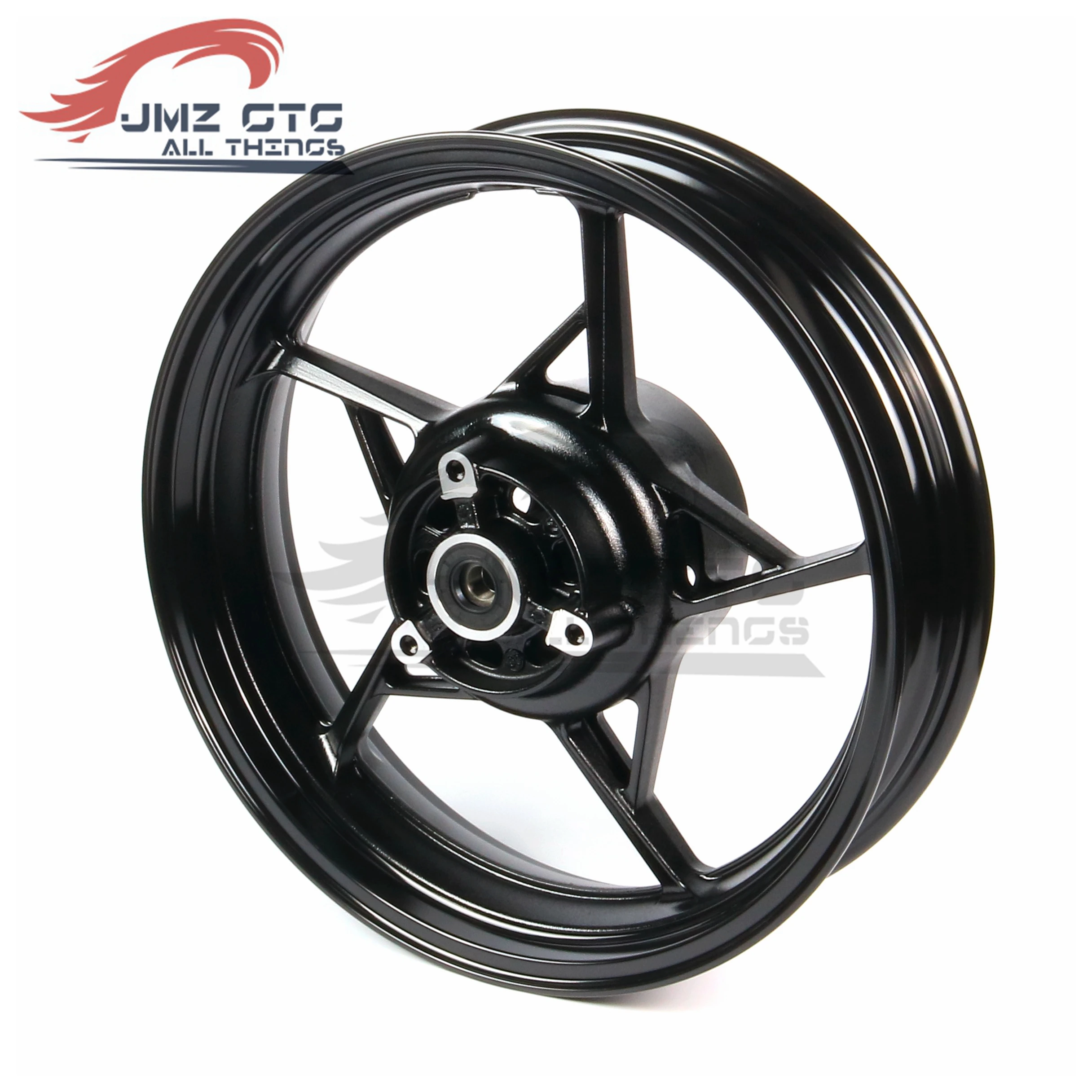 Motorcycle Wheel Rim  For KAWASAKI NINJA400 Z400 2018-2019-2020-2021-2022 Black Aluminum Alloy High Quality