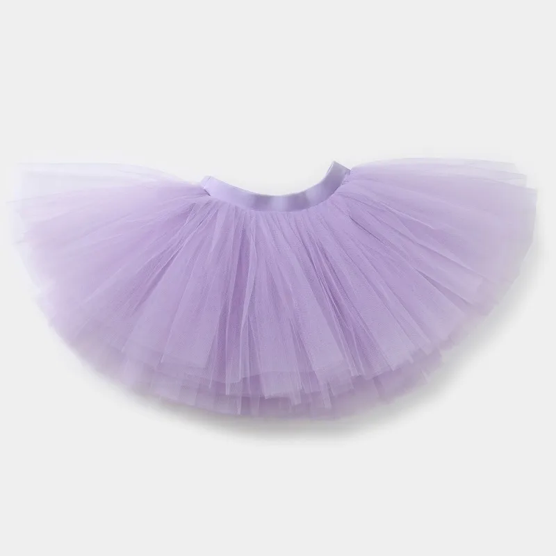 Kids Tulle Skirt Ballet Half Skirt Fluffy Dress Sparkly Costume for Performance Class Daily Dancing Soft Lightweight Party Wear