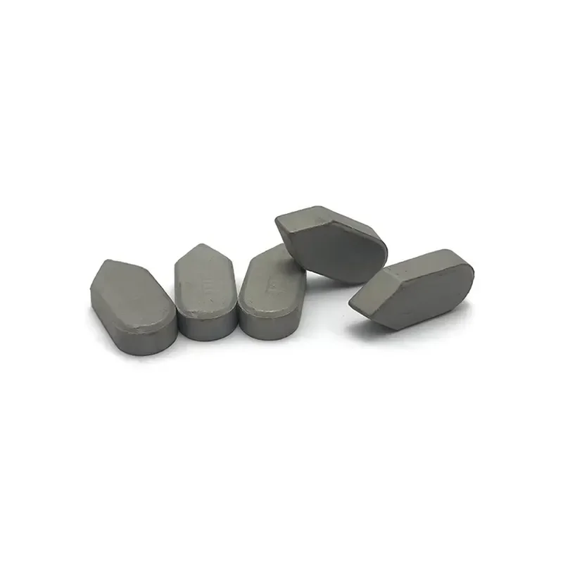 Manufacturer Raw Material Sintered Tip  Brazed Insert Tips Brazed on Water Well Drill Bits