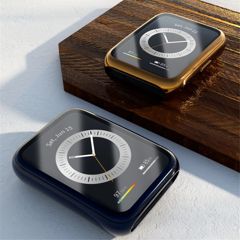 スマートウォッチバンパーケース,引っかき傷防止保護アクセサリー,Huawei Watch fit 2と互換性があります