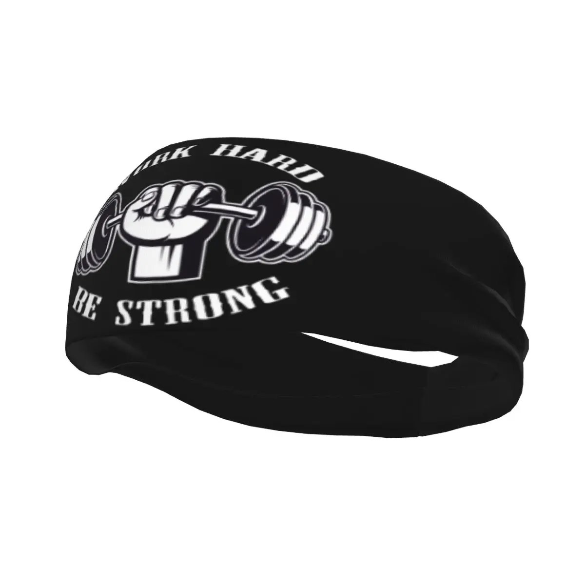 Custom Powerhouse Gym Sports Headband for Men Women Elastic Moisture Wicking Bodybuilding Fitness Muscle Gym Sweatbands