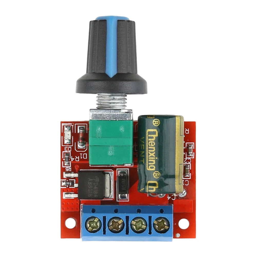 5/10Pcs DC 4.5V-35V 5A PWM Motor Speed Controller 90W PWM Adjustable Drive Module Fuse Automatic Recovery Motor Speed Regulator