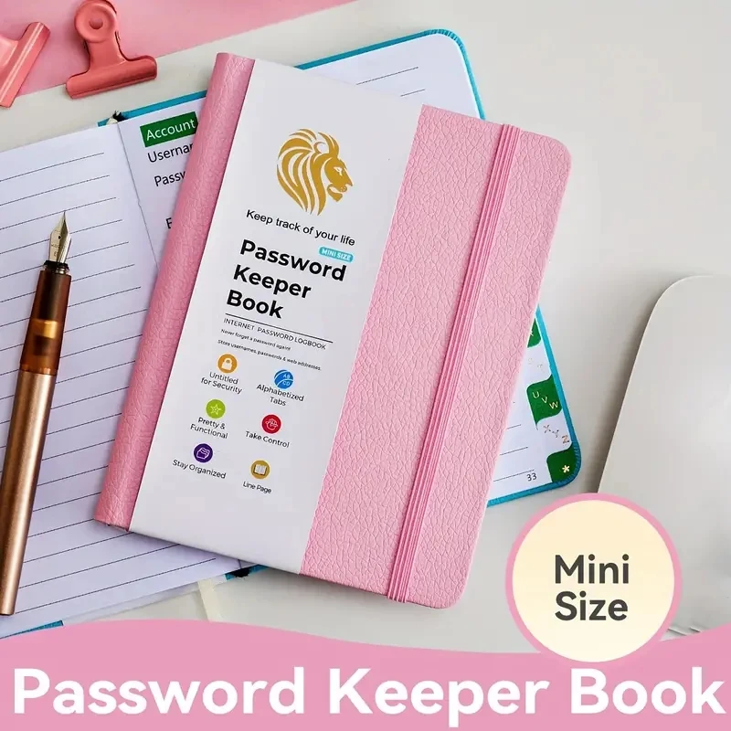 Password Book With Alphabetical A-Z Tabs Notebook Hardcover Budget Planner Notepad Stationery & Office Notebooks Writing Pads