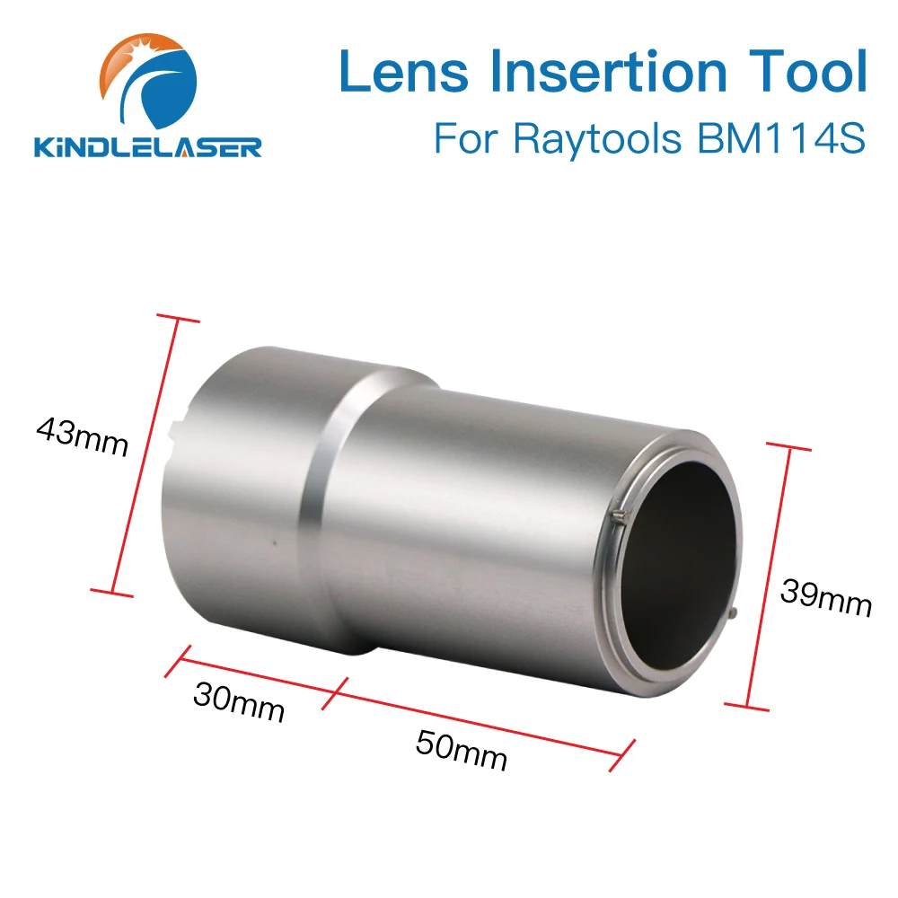 KINDLELASER Focusing Lens Insertion Tool D37 for Collimating Focusing Lens on Raytools BM114S Fiber Laser Cutting Head