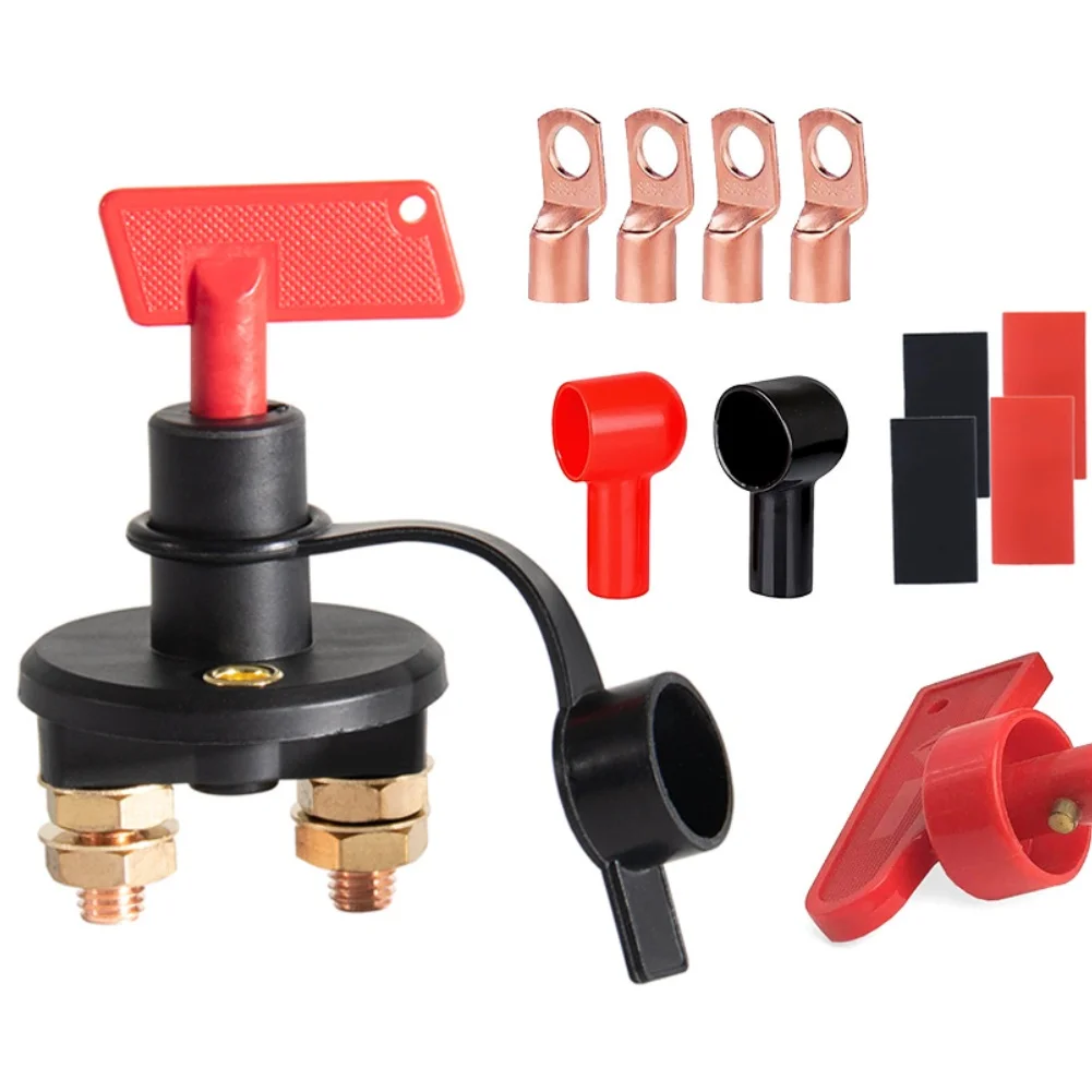 

Car Power Switch Main Cut Off Kill Switch Battery Circuit Breaker Battery Disconnect Switch With Insulating Protective Cover