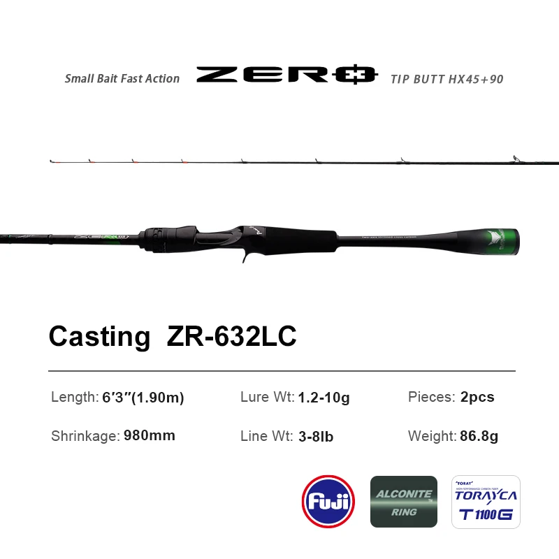 PURELURE NUL Klein Aas Licht Hoge Carbon Lange Gooien Hengel Rotsvissen Spinning Forel Hengel BFS Vissen Casting UL Stream Bass