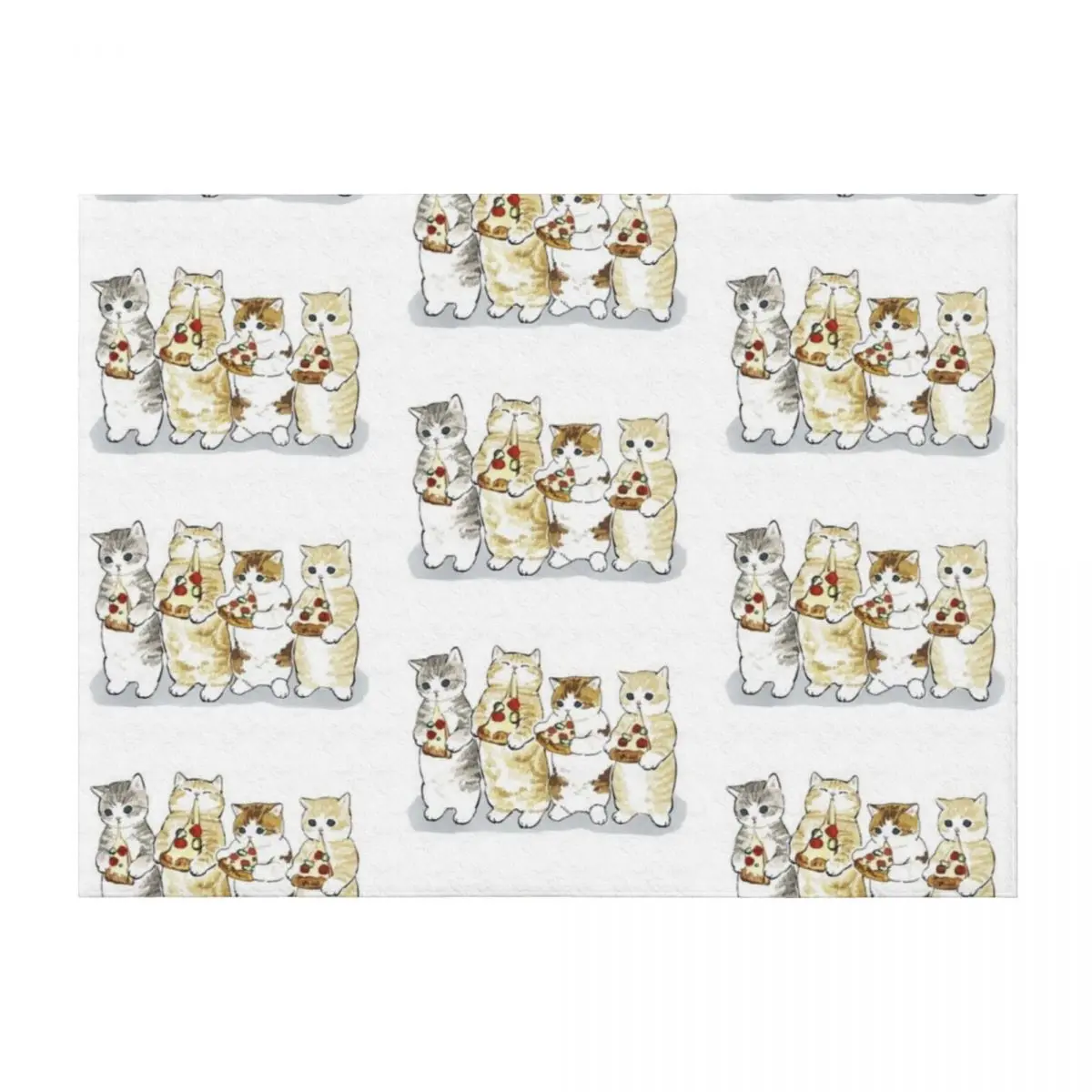 

Mofu Sand kawaii drawings tshirt- mofu sand cute pizza huts sticker Throw Blanket Designers for sofa Blankets