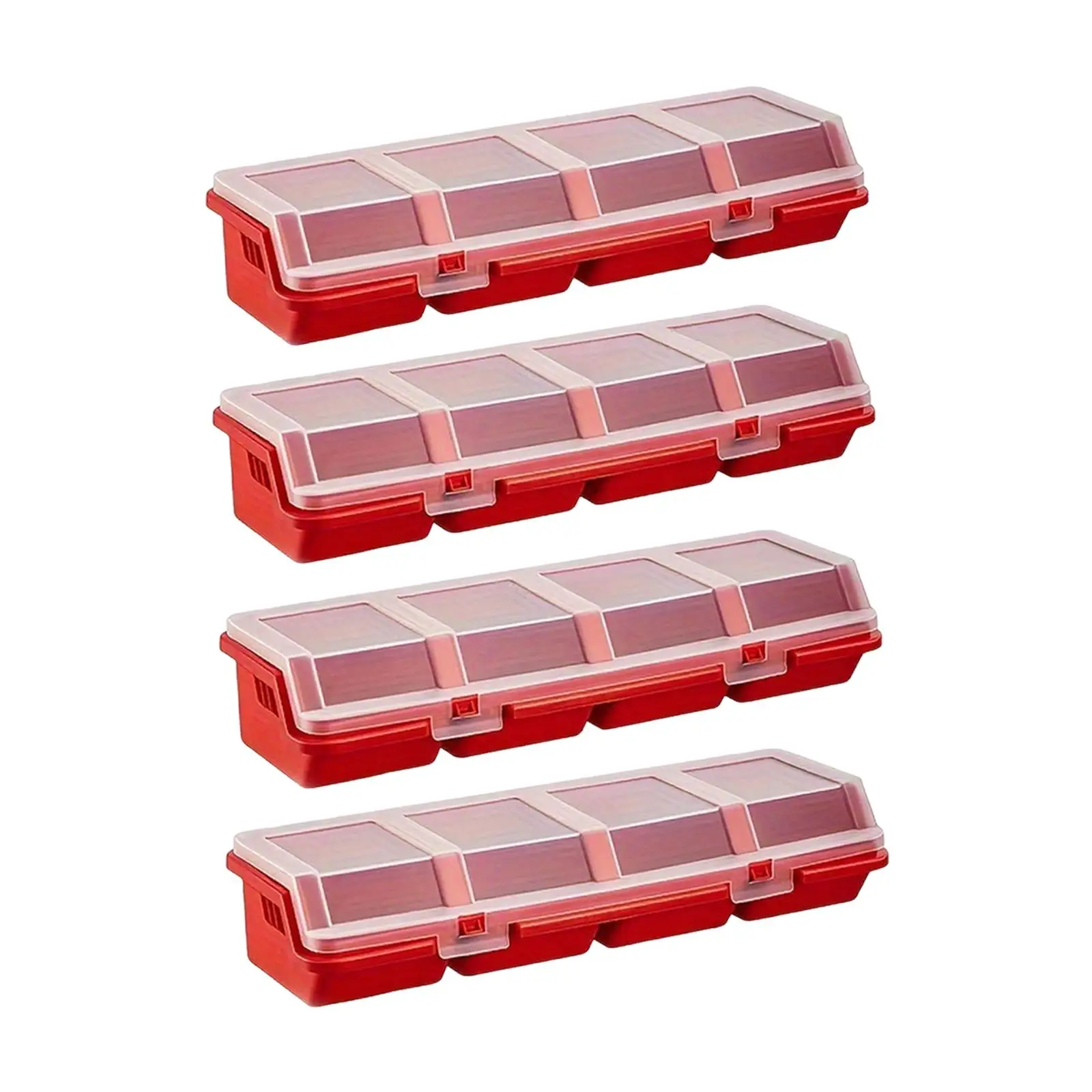 Screw Storage Organizer with Lids Parts Organizer Box for Nails Bolts Nuts Electronic Components Garage