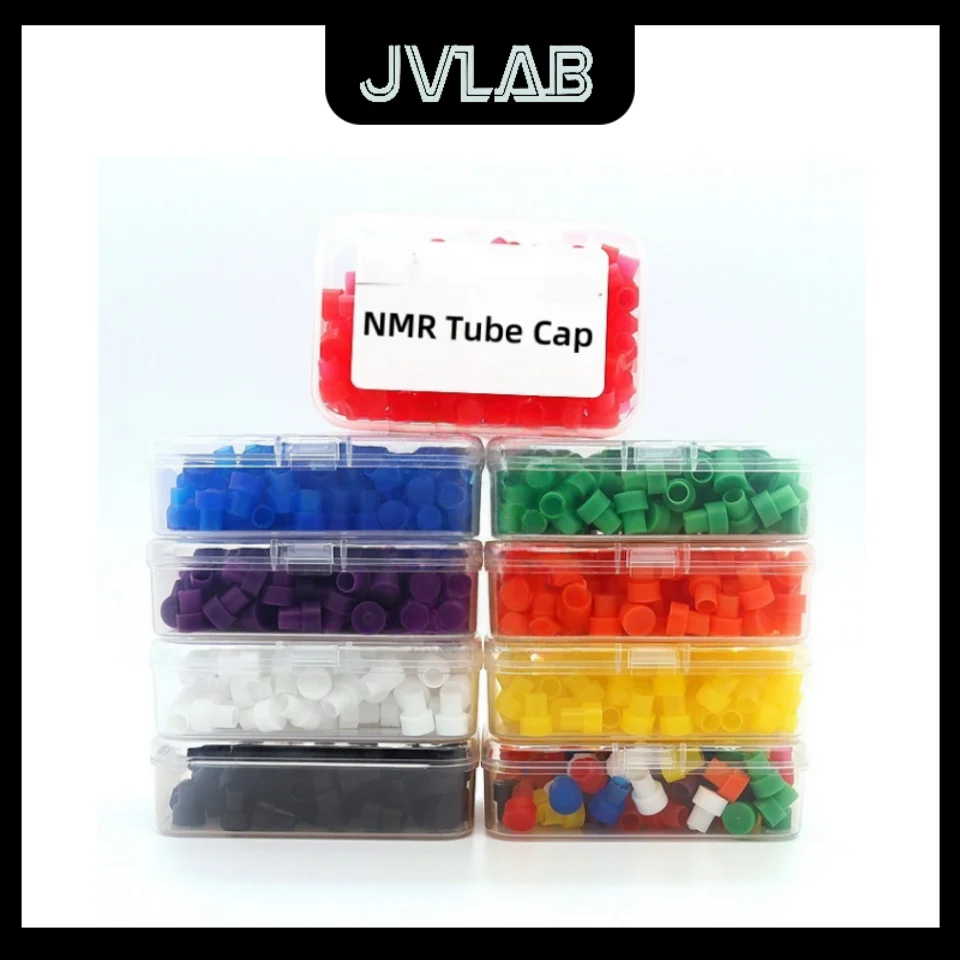 

​5mm NMR Tube Cap Sealing Closures Made of PTFE/EVA Tube Plug Magnetic Resonance Sample Tube Laboratory Experiments JVLAB