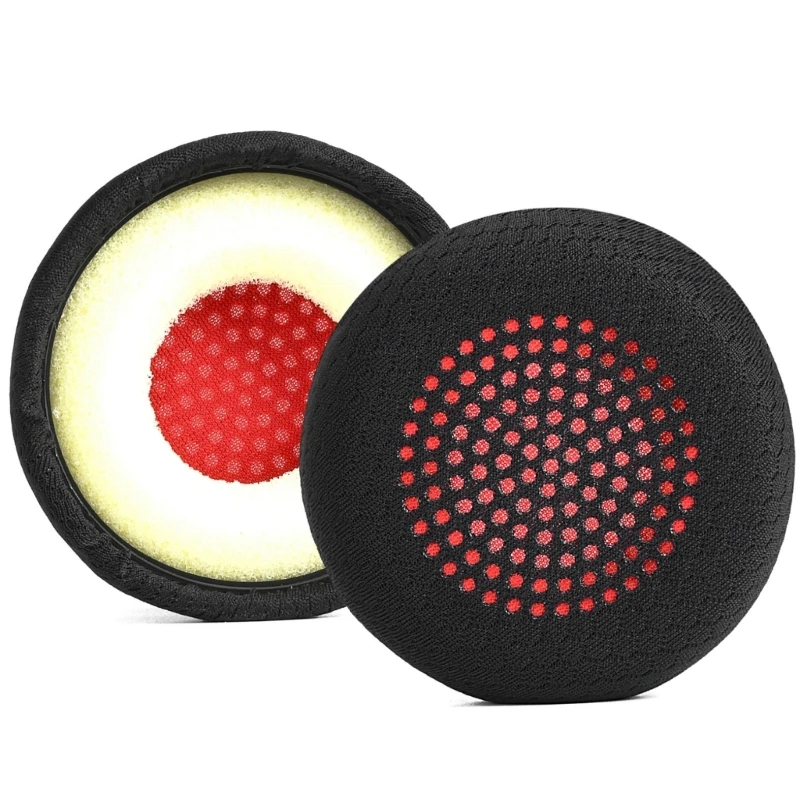 Office Call Ohrpolster Ersatz für Poly 8400 8410 8420 8220 8200 Headsets Ohrmuschelabdeckungen, atmungsaktives Stoffpaar für – Detail 1