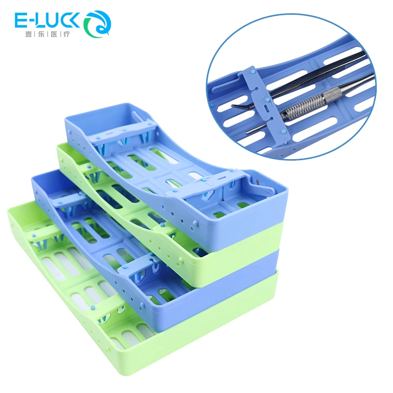

Dental Plastic Placing Box Tray Disinfection Plastic Sterilization Box For Dentistry Composite Resin Spatulas Dentist Tools
